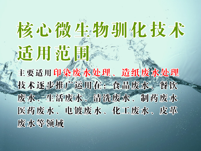 微生物技术处理污水及优势“核心微生物驯化技术”